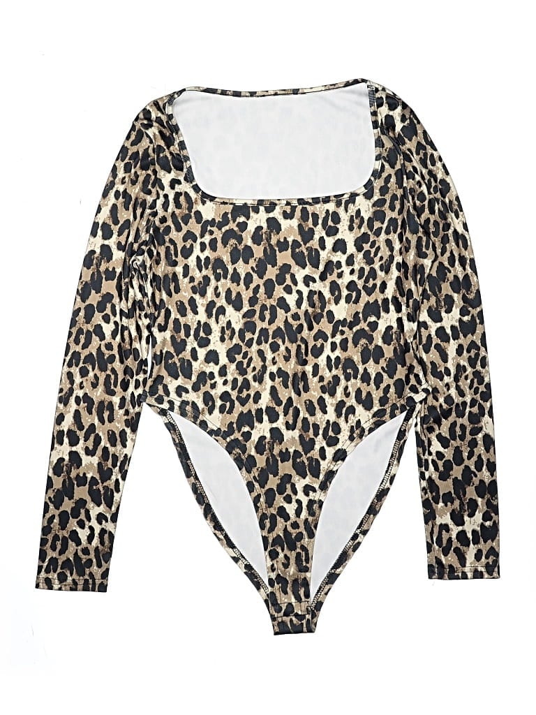 Pre-owned Shein Bodysuit In Gold