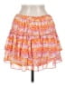 Stitch & Pine 100% Polyester Print Orange Casual Skirt Size M - photo 2