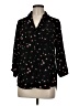 Iz Byer 100% Polyester Black Long Sleeve Polo Size M - photo 1