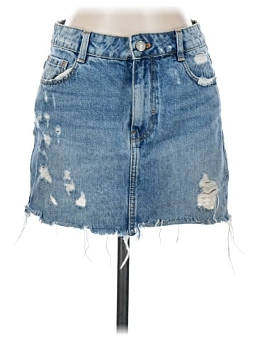 Trafaluc by Zara Denim Skirt (view 1)