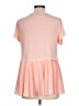 Kaari Blue Pink Short Sleeve Blouse Size L - photo 2