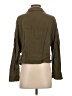 Zara TRF Green 3/4 Sleeve Button-Down Shirt Size S - photo 2