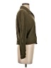 Zara TRF Green 3/4 Sleeve Button-Down Shirt Size S - photo 4