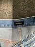 Express 100% Cotton Blue Denim Shorts Size 4 - photo 3