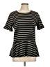 Anne Klein Black Short Sleeve Top Size LgEstimated - photo 1