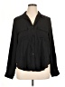 Halogen 100% Polyester Black Long Sleeve Blouse Size XL - photo 1