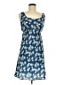 Jonathan Martin 100% Polyester Floral Blue Casual Dress Size 9 - photo 1