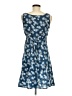 Jonathan Martin 100% Polyester Floral Blue Casual Dress Size 9 - photo 2