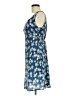 Jonathan Martin 100% Polyester Floral Blue Casual Dress Size 9 - photo 5