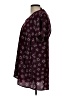 Torrid 100% Rayon Stars Burgundy Short Sleeve Blouse Size Lg Plus (0) - photo 5