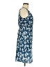 Jonathan Martin 100% Polyester Floral Blue Casual Dress Size 9 - photo 4