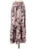 Unsubscribed Print Pink Brown Casual Skirt Size L - photo 1