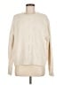 French Connection Solid Ivory Pullover Sweater Size M - photo 1
