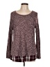 Lee Tweed Burgundy Pullover Sweater Size L - photo 1