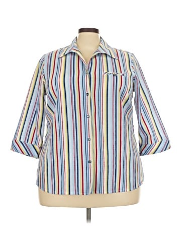 Allison Daley 3/4 Sleeve Button-Down Shirt (view 1)