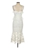 Likely 100% Polyester White Cocktail Dress Size 4 - photo 2