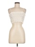DAZY Ivory Sleeveless Top Size M - photo 1