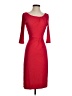 L.K. Bennett Solid Red Cocktail Dress Size 4 - photo 1