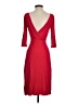L.K. Bennett Solid Red Cocktail Dress Size 4 - photo 2