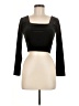Assorted Brands Black 3/4 Sleeve Top Size M - photo 1