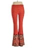 GB Paisley Red Orange Yoga Pants Size L - photo 2