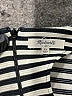 Madewell Stripes Black Gray 3/4 Sleeve Top Size XS - photo 7