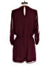 Lulus 100% Polyester Solid Burgundy Romper Size S - photo 2