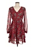 Miami 100% Polyester Burgundy Kimono Size M - photo 1