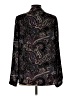 Daniel Rainn 100% Polyester Paisley Black Long Sleeve Blouse Size L - photo 2
