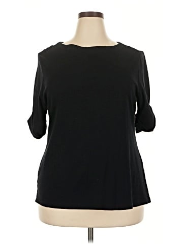 Karen Scott 3/4 Sleeve Top (view 1)