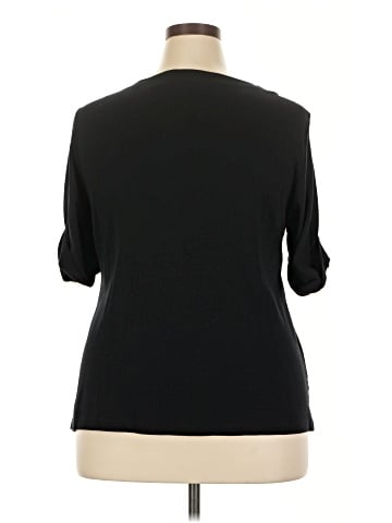 Karen Scott 3/4 Sleeve Top (view 2)