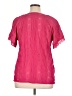 retrology 100% Polyester Pink Short Sleeve Blouse Size XL - photo 2