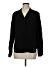 Nine West 100% Polyester Black Long Sleeve Blouse Size M - photo 1