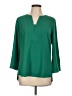 The Limited 100% Polyester Green 3/4 Sleeve Blouse Size L - photo 1