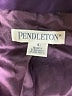 Pendleton 100% Wool Solid Purple Wool Blazer Size 6 - photo 6