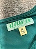 Dina Be 100% Polyester Chevron-herringbone Teal Casual Dress Size M - photo 7