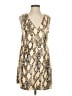 Toccin 100% Polyester Animal Print Tan Cocktail Dress Size S - photo 1