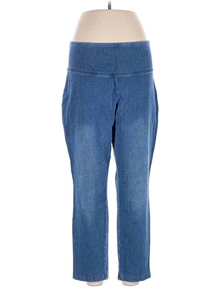 Pre-owned Women With Control Jeggings In Blue