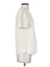 Left Coast by Dolan 100% Cotton Ivory Short Sleeve Top Size S - photo 4
