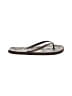 Unbranded Black Brown Flip Flops Size 9 1/2 - photo 1