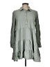 Hem & Thread Gray Casual Dress Size L - photo 1