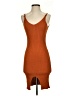 Unbranded Orange Casual Dress Size XXS (estimated) - photo 1