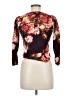 Talbots Floral Burgundy Pullover Sweater Size M - photo 2