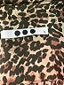 Three Dots 100% Polyester Animal Print Brown Casual Dress Size XL - photo 7