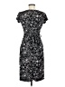 B. Smart 100% Polyester Paisley Gray Black Casual Dress Size 7 - 8 - photo 2