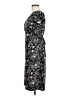 B. Smart 100% Polyester Paisley Gray Black Casual Dress Size 7 - 8 - photo 5
