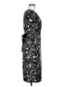 B. Smart 100% Polyester Paisley Gray Black Casual Dress Size 7 - 8 - photo 4