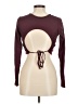 Garage Burgundy Long Sleeve Turtleneck Size M - photo 2