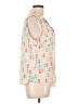Talbots Outlet 100% Polyester Hearts Ivory Sleeveless Blouse Size Lg Petite - photo 4