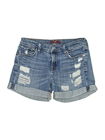 7 For All Mankind Denim Shorts (view 1)